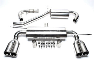 TA-Technix Duplex Catback system i rustfrit stål VW Golf 5