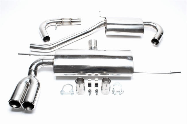 TA-Technix Catback system i rustfrit stål VW Golf 5 Plus
