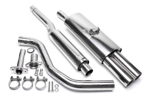 TA-Technix Catback system i rustfrit stål VW Polo 86C