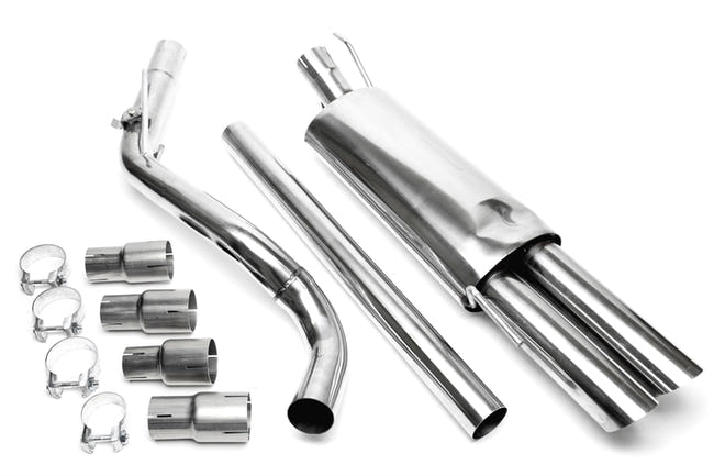 TA-Technix Catback system i rustfrit stål VW Golf 4