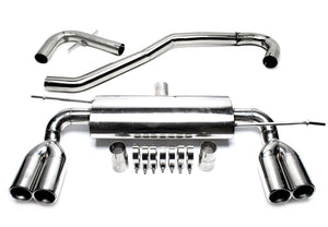 TA-Technix Duplex Catback system i rustfrit stål Audi A3 8P