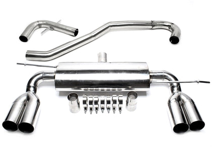 TA-Technix Duplex Catback system i rustfrit stål VW Golf 5 Plus