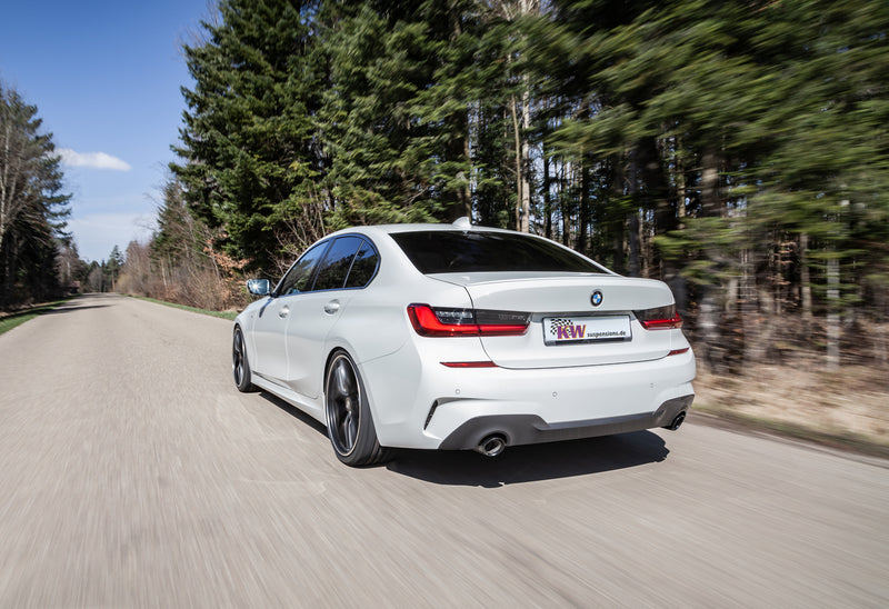 BMW 3er G20 med KW-undervogn