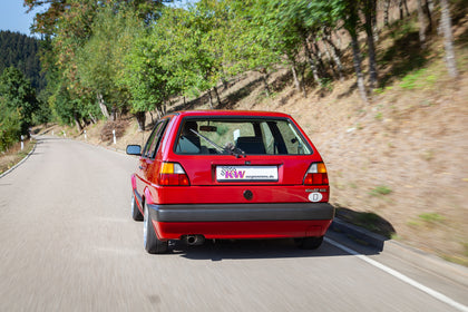 VW Golf II med KW-undervogn