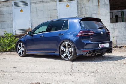 VW Golf VII R med KW-undervogn