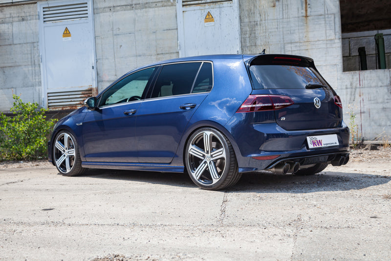 VW Golf VII R med KW-undervogn