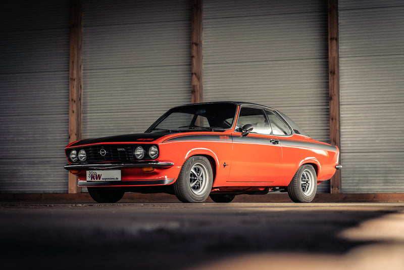 Opel Manta type A GTE med KW-undervogn