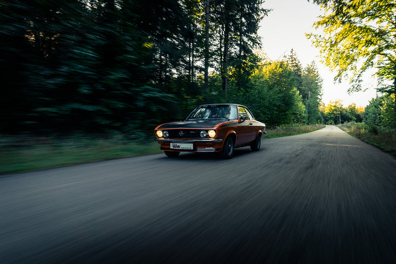 Opel Manta type A GTE med KW-undervogn