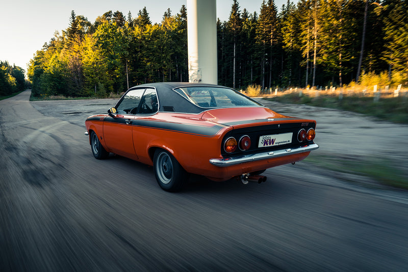 Opel Manta type A GTE med KW-undervogn