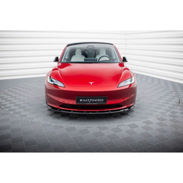 Maxton Front Splitter V.2 Tesla Model 3 Project Highland (Facelift)