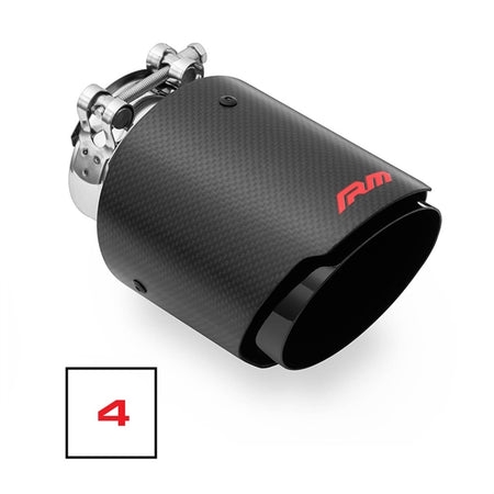 RM Motors Mazda MX-5 ND Exhaust Silencer Complete With Splitter, No Valve, Tip - 4