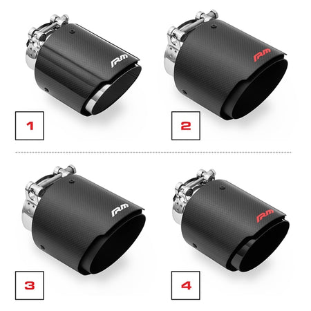 RM Motors Mazda MX-5 ND Exhaust Silencer Complete With Splitter, No Valve, Tip - 4