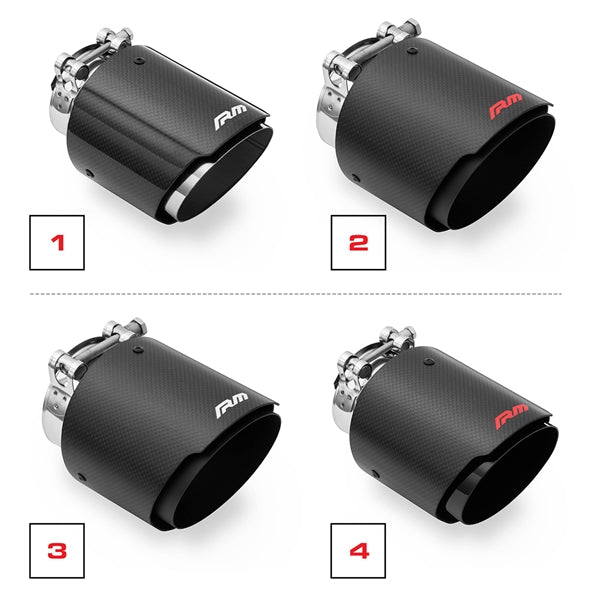 RM Motors Mazda MX-5 ND Exhaust Silencer Complete With Splitter, With Valve, Tip - 1