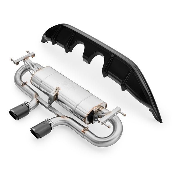 RM Motors Mazda MX-5 ND Exhaust Silencer Complete With Splitter, No Valve, Tip - 1