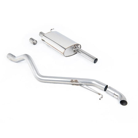 Milltek Cat-back udstødning til Volkswagen Transporter Caravelle T6 SWB 150PS & 204PS 2.0 TSI benzin 2WD, rustfrit stål, komplet