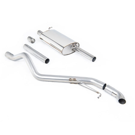 Milltek Cat-back udstødning i rustfrit stål til Volkswagen Transporter Caravelle T6 LWB 150PS & 204PS 2.0-litre TSI 2WD, komplet