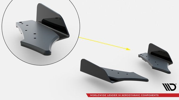 Maxton side splitters til Volkswagen Golf GTI / GTE / R-Line Mk8 – billede 10 af 10