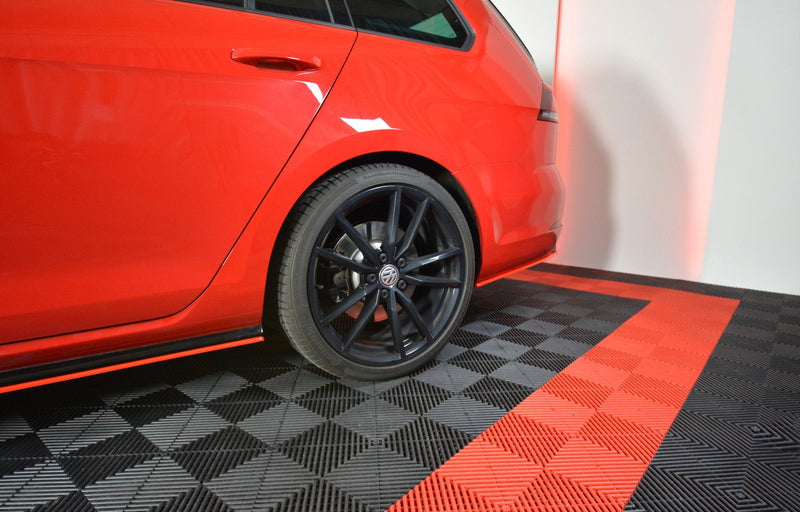Maxton side splitters til Volkswagen Golf Mk7 R Variant Facelift – blank sort – billede 2 af 5