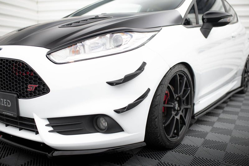 Maxton Front Bumper Wings (Canards) Ford Fiesta 7 St Facelift