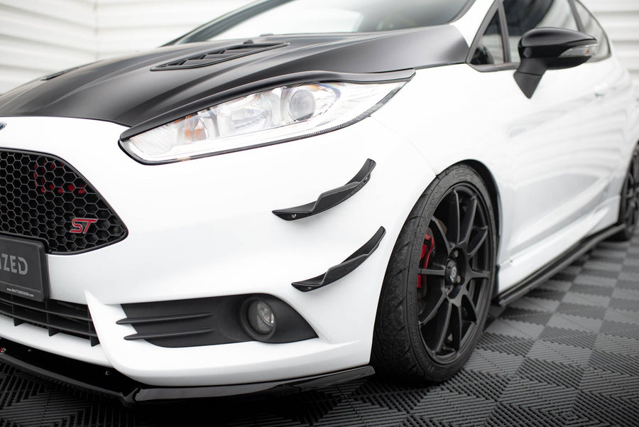Maxton Front Bumper Wings (Canards) Ford Fiesta 7 St Facelift