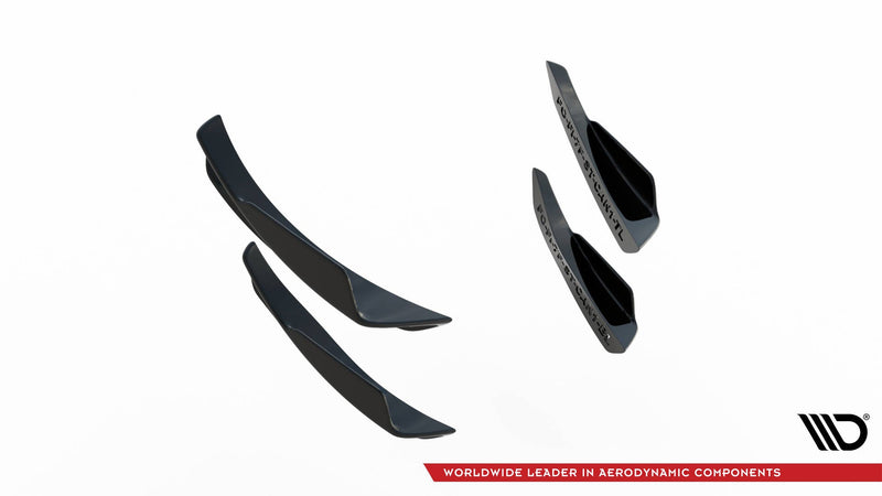 Maxton Front Bumper Wings (Canards) Ford Fiesta 7 St Facelift