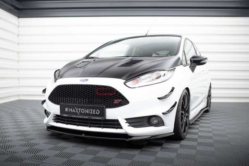 Maxton Front Bumper Wings (Canards) Ford Fiesta 7 St Facelift