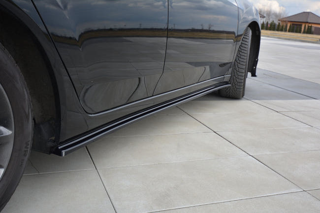 Maxton sideskørter til Honda Accord Mk8. (CU-SERIES) Sedan – blank sort – billede 1 af 4