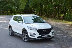 Maxton Side Skirts Diffusers Hyundai Tucson Mk3 Facelift - Gloss Black