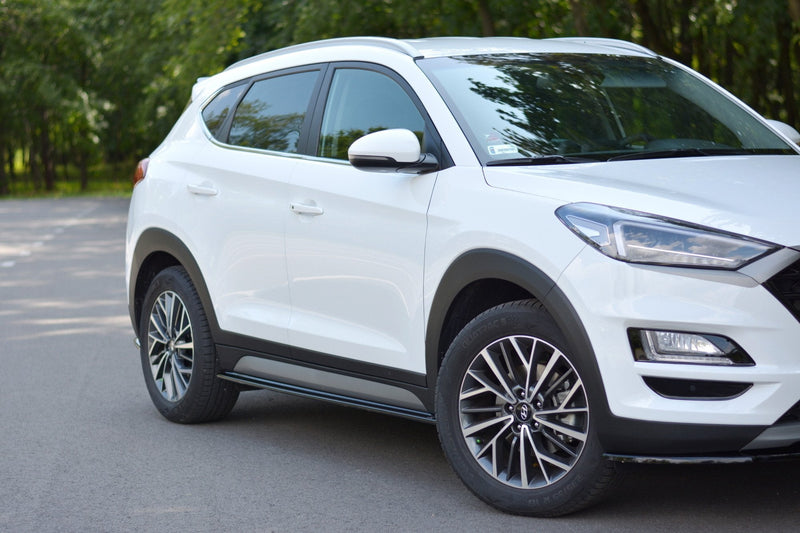 Maxton Side Skirts Diffusers Hyundai Tucson Mk3 Facelift - Gloss Black