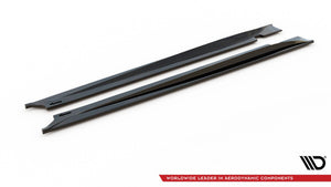 Maxton Side Skirts Diffusers Jaguar F-Type - Gloss Black