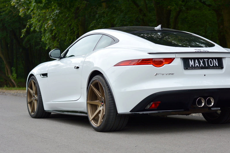 Maxton Side Skirts Diffusers Jaguar F-Type - Gloss Black