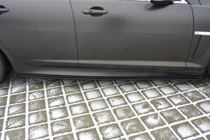 Maxton Side Skirts Diffusers Jaguar Xf (X250) Mk1 Sportbrake S-Pack - Gloss Black