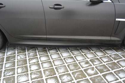Maxton Side Skirts Diffusers Jaguar Xf (X250) Mk1 Sportbrake S-Pack - Gloss Black