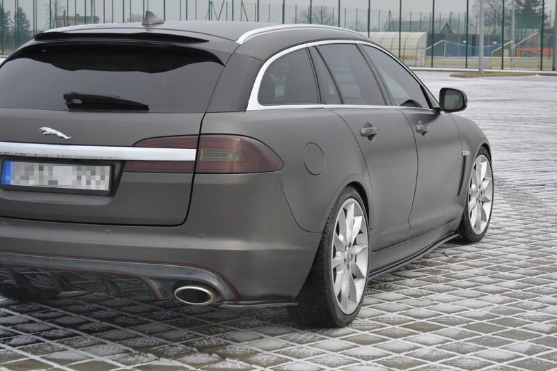 Maxton Side Skirts Diffusers Jaguar Xf (X250) Mk1 Sportbrake S-Pack - Gloss Black
