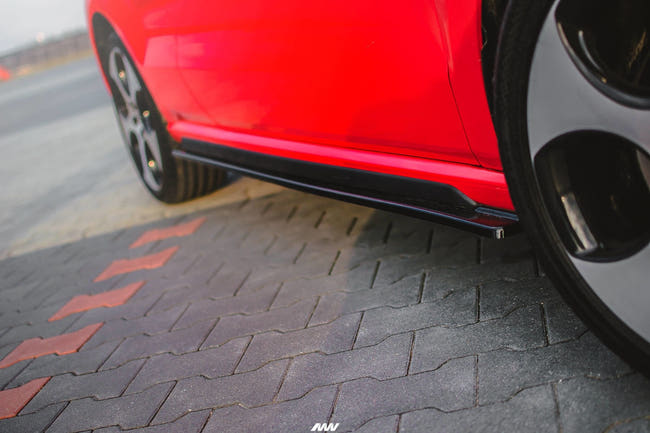 Maxton sideskørter til Volkswagen Polo GTI Mk5 – blank sort – billede 1 af 3