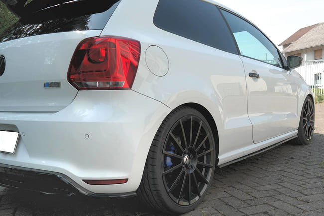 Maxton sideskørter til Volkswagen Polo WRC Mk5 – blank sort – billede 2 af 5