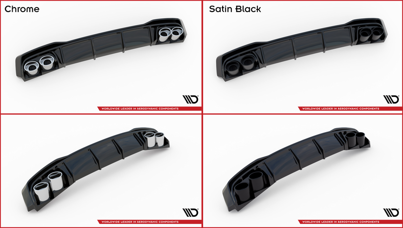 Maxton rear valance til Volkswagen Golf GTE / R-Line Mk8 / Mk8 Facelift – billede 8 af 8