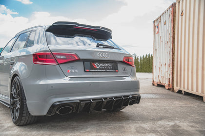 Maxton rear valance til Audi RS3 8V Sportback – blank sort – billede 5 af 7