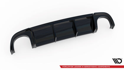 Maxton Rear Valance Audi RS4 B7 - Gloss Black