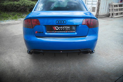 Maxton Rear Valance Audi RS4 B7 - Gloss Black