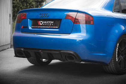 Maxton Rear Valance Audi RS4 B7 - Gloss Black