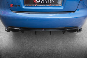 Maxton Rear Valance Audi RS4 B7 - Gloss Black