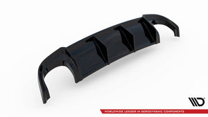 Maxton Rear Valance Audi RS4 B7 - Gloss Black
