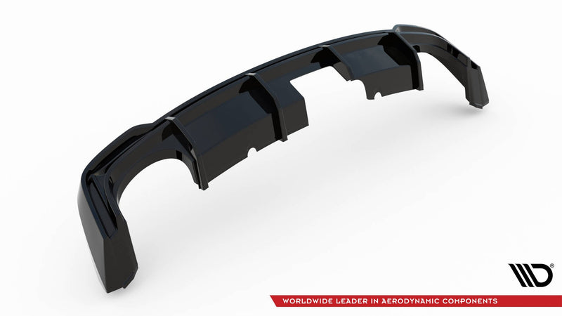 Maxton Rear Valance Audi RS6 C8 / RS7 C8 - Gloss Black