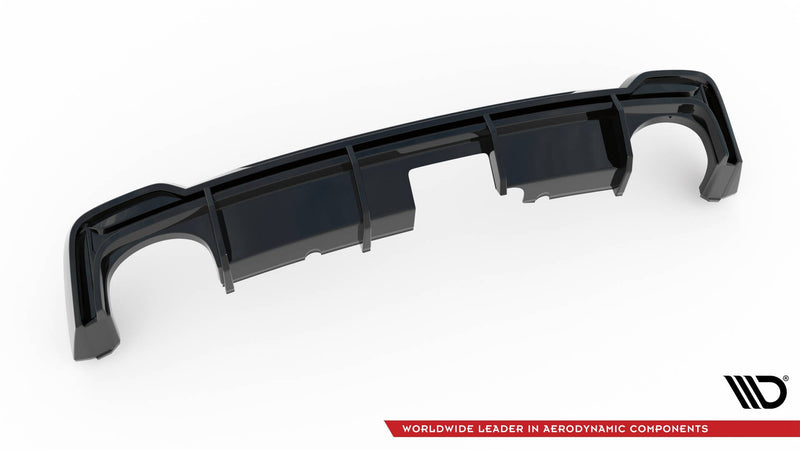 Maxton Rear Valance Audi RS6 C8 / RS7 C8 - Gloss Black