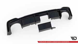 Maxton Rear Valance Audi RS6 C8 / RS7 C8 - Gloss Black