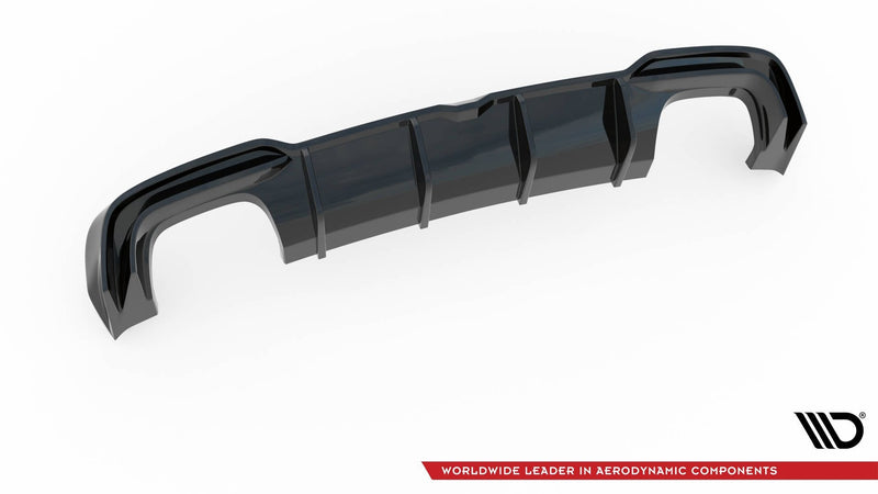 Maxton rear valance til Audi S3 Sedan 8V Facelift – blank sort – billede 7 af 8