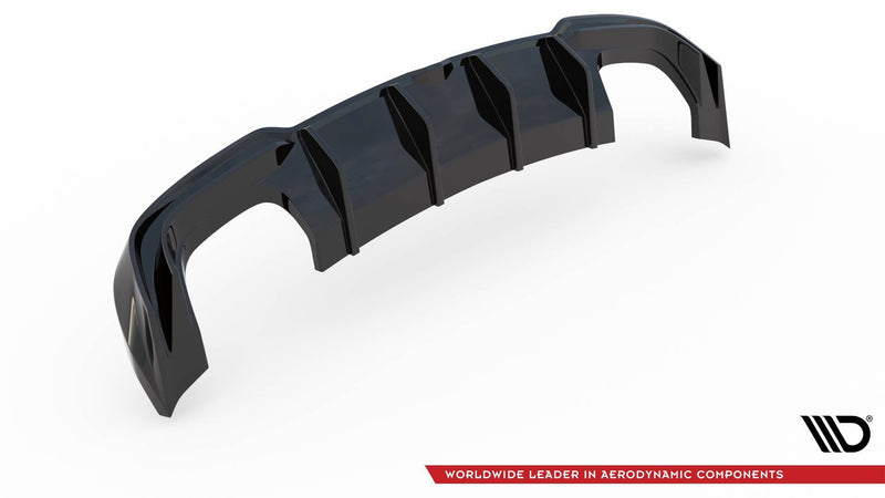 Maxton rear valance til Audi S3 Sedan 8V Facelift – blank sort – billede 8 af 8