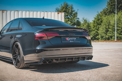Maxton rear valance til Audi S8 D4 Facelift – blank sort – billede 4 af 7