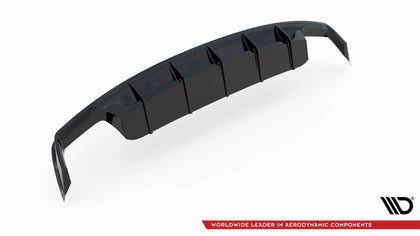 Maxton rear valance til Audi S8 D4 Facelift – blank sort – billede 6 af 7
